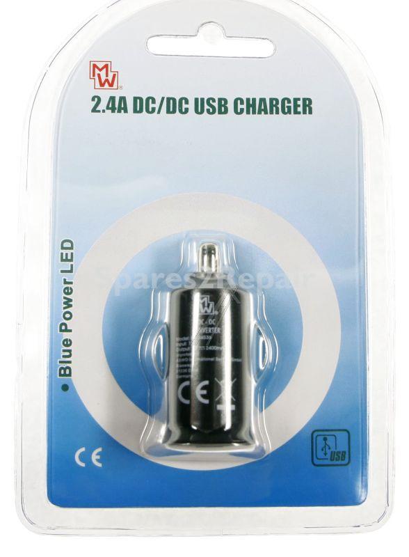 Minwa Dc dc Converter - Mwud24-1 Usb Auto Charger 12v 2 4a