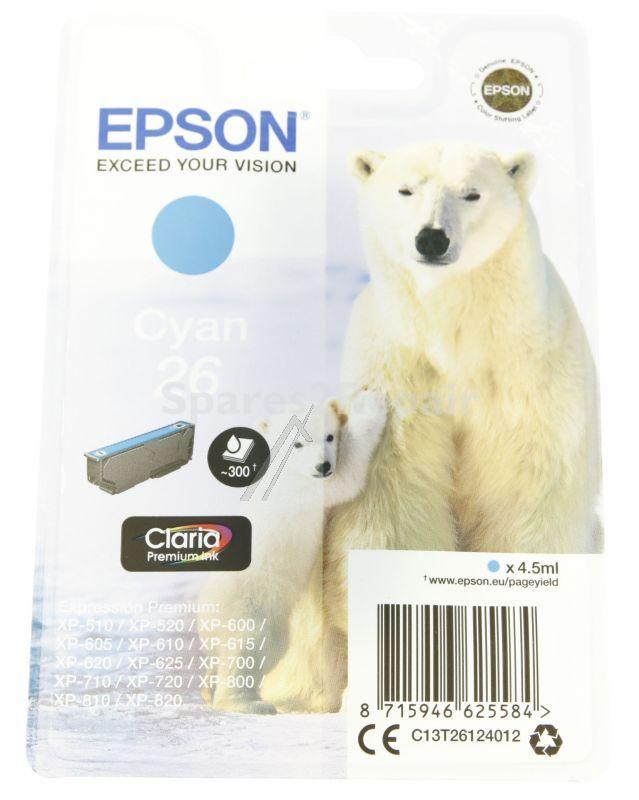 Epson Cartridge - 26 Ink Cartidge Cyan 4 5 Ml