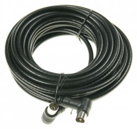 Com Black Aerial Cable - Antennenkabel 7,5m Class A Winkel-winkel Schwarz