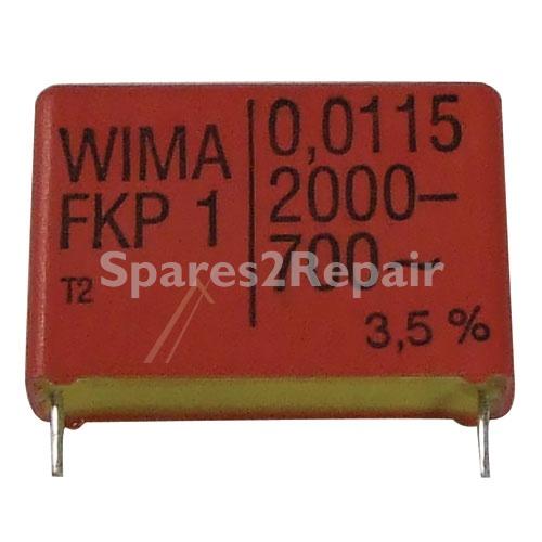 Grundig Fkp1 Pulse Capacitor - 0 0115uf-2000v 851591171100 Fkp1 0 0115µf 3 5% 2000v
