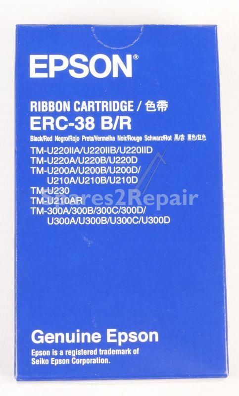 Epson Colour Cartridge - Erc38br Farbband, Schwarz, Rot