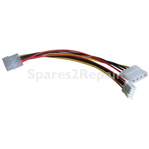 Internal Power Supply Cable - Internes Y-stromkabel Stecker- -buchse+ -buchse