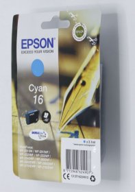 Epson Cartridge - 16 C13t16224012 Ink Cartridge Cyan 3 1ml