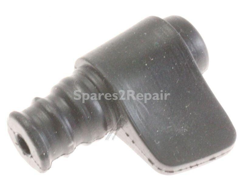 Saeco Hose Coupling - 421941300681 Black Silicone Steam Hose Handle