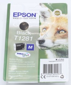 Epson Cartridge - T1281 C13t12814012 Ink Cartridge Black 5 9ml