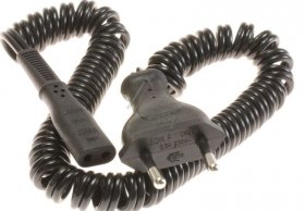 Braun Mains Power Lead - 7030305 Mains Spiral Shaver Lead - 1 0m
