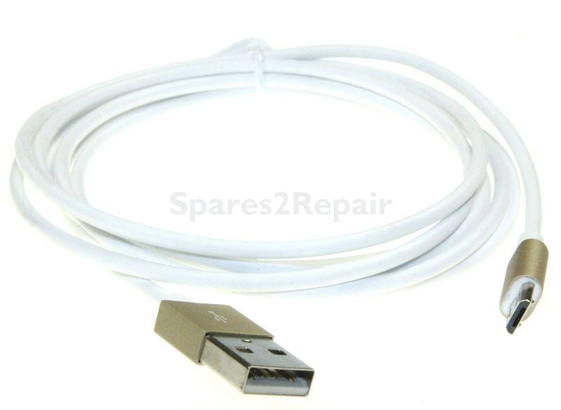 Compatible Type A Plug-micro Usb 2.0 - Usb Lead - Usb-a Plug-micro-usb Plug White 1 8m