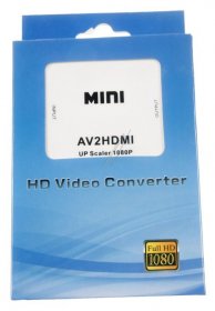 HD Video Converter - CVBS+R/L To HDMI Converter - AV2HDMI - 720P/1080P @ 60HZ