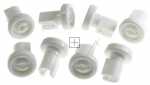 Compatible Roller For Dishwasher Basket - Kit Of 8 Roller Wheels For Dishwasher Basket Alt Electrolux