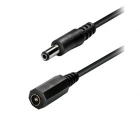 Power Plug - Dc Power Supply Extension Cable 2-pole 5.5 - 2.1mm. Plug-socket