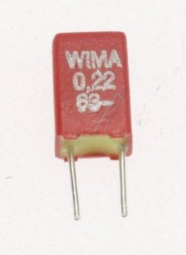 Wima Pulse Capacitors - 0,22uf-63v Mks02-kondensator Rm=2,5mm -rohs-konform-