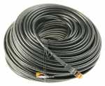 Cat6 Patch Cable - Outdoor-patchkabel Cat6a, Rj45, S-ftp, Schwarz, 75m