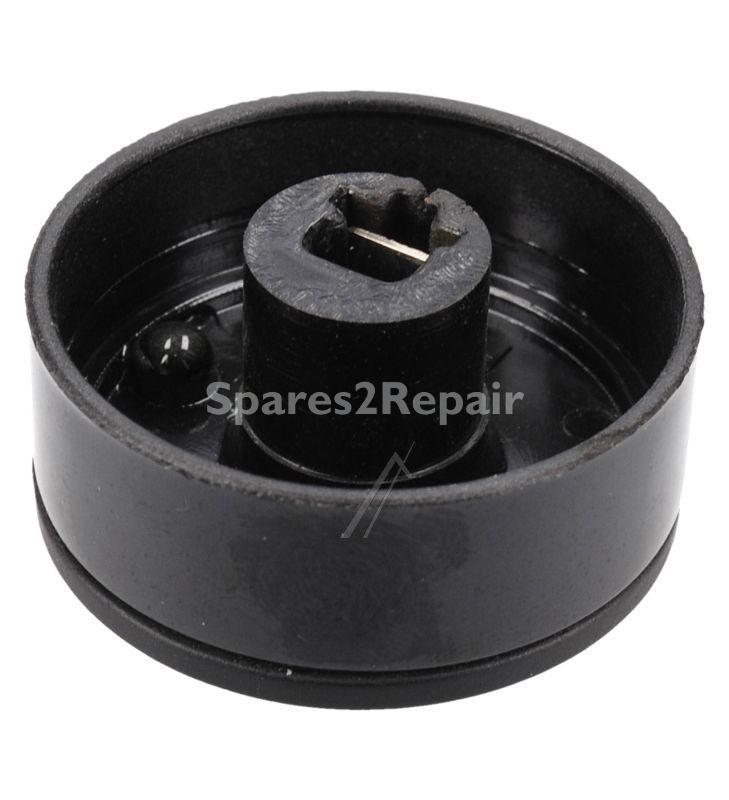 Control Knobs - C00093403 482000027966 Knob F gas Black New [Whirlpool Indesit]