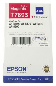 Epson Cartridge - T7893 C13t789340 Ink Cartridge Magenta 34 2ml