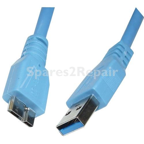 Compatible Type A Plug-micro Usb 3.0 - Usb Lead 3 0 - Type-a Male-type-b Micro Male 1 8m Blue