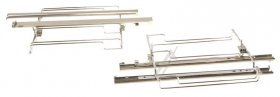 Telescopic Slideout Oven Grills - 17002602 Telescoping Extension Rails 2-fold [Bosch Siemens]