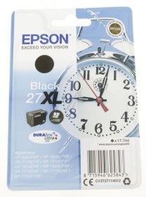 Epson Cartridge - 27xl C13t27114012 Cartridge Black 17 7ml