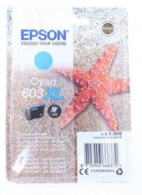 Epson Cartridge - 603xl C13t03a24010 Cartridge Cyan 4ml