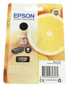 Epson Cartridge - 33 C13t33314012 Ink Cartridge Black 6 4ml
