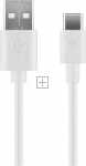 Usb-connector - Usb-c Charging And Synchronizing Cable 3a, White, 0.5m