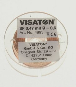 Visaton Coil - 0,47mh-0,6mm Coil Air