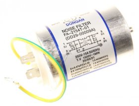 Samsung Microwave Noise Filter - Dd29-00009a Filter Emi 6 5mh 53x96 5 15a ac250v can