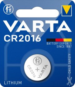 Varta 20,0mm Button Cell - Cr2016 6016101401 Button Cell Lithium X1 3v 90mah 20x1 6mm