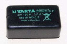 Varta Tool Battery - 3,6v-150mah Suitable For Varta Microbattery 3-v150h Nimh Gerateakku Fur Mem Pack