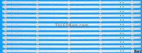 Sony LED Backlight Array Sony KD-65XF7096 KD-65XF7093 KD-65XF7596 KD-65XF7003 S650QF59 V5 T650QVF06.6 SVA650A74_5LED_REV01_171127 12pcs