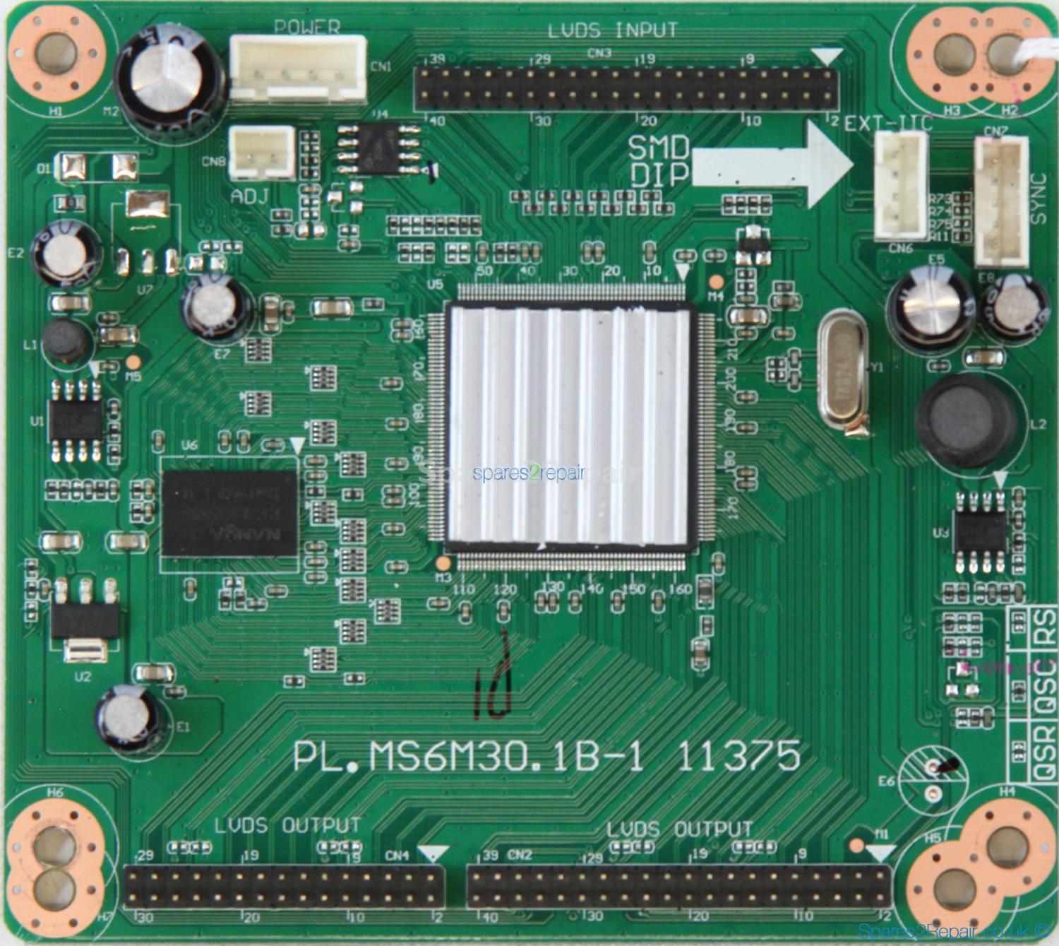Bush 32/191F3DB - Digital Board - PL.MS6M30.1B-1 11375 - A13041046 - LC320EUD-SEF2(3D) - 4501714