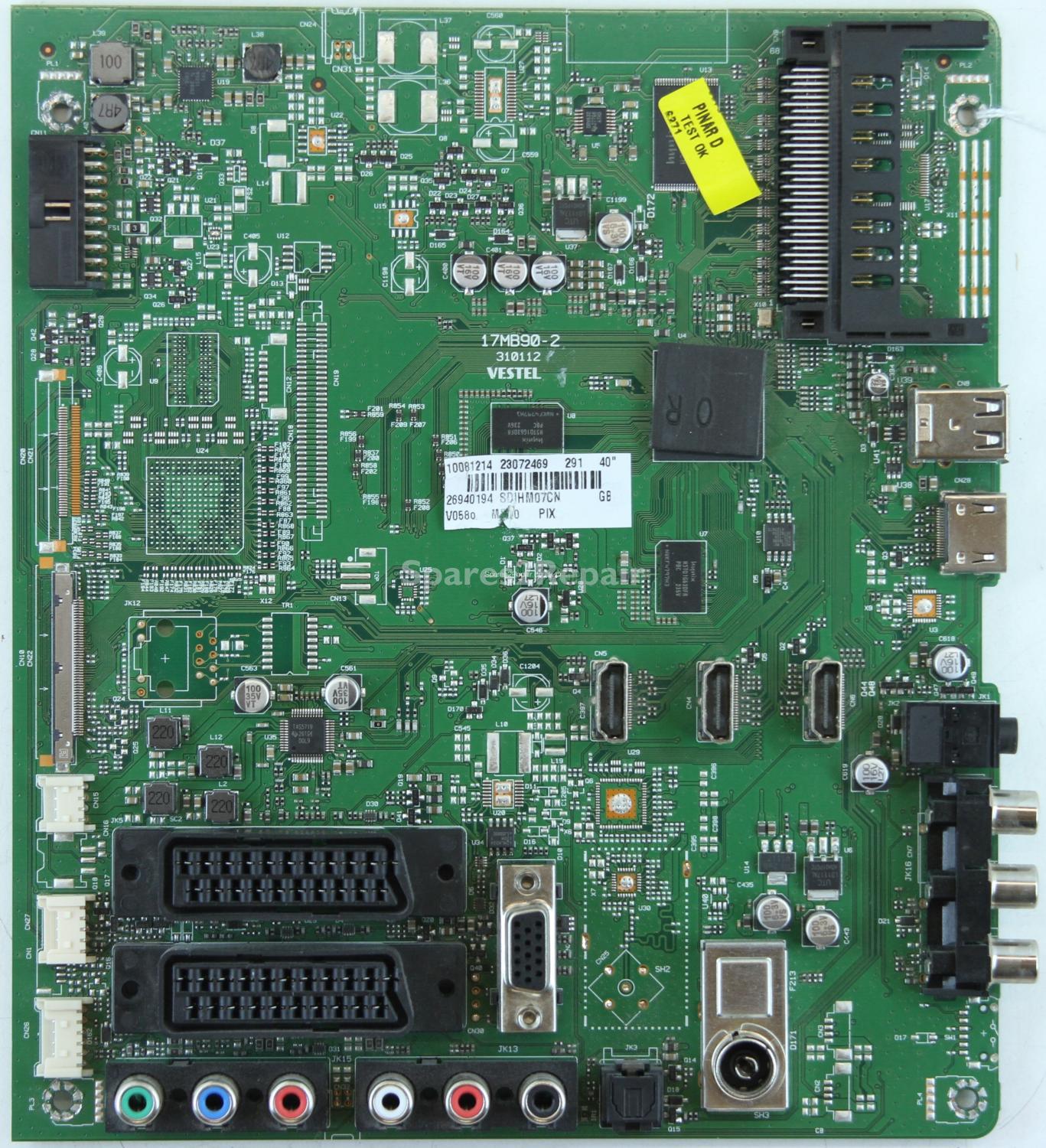 Celcus LCD40S913FHD - Main AV - 23072469 - 17MB90-2 - 310112