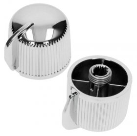 Chrome Steam Control Knob