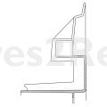 Front Case - 1254360314 Channel Drainage Air Front [Electrolux Aeg]