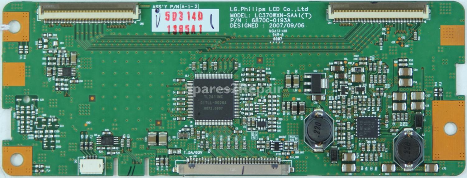 Hitachi 37LD8D20UA - LVDS - 6870C-0193A - LC370WXN-SAA1(T) - 6871L-1385A