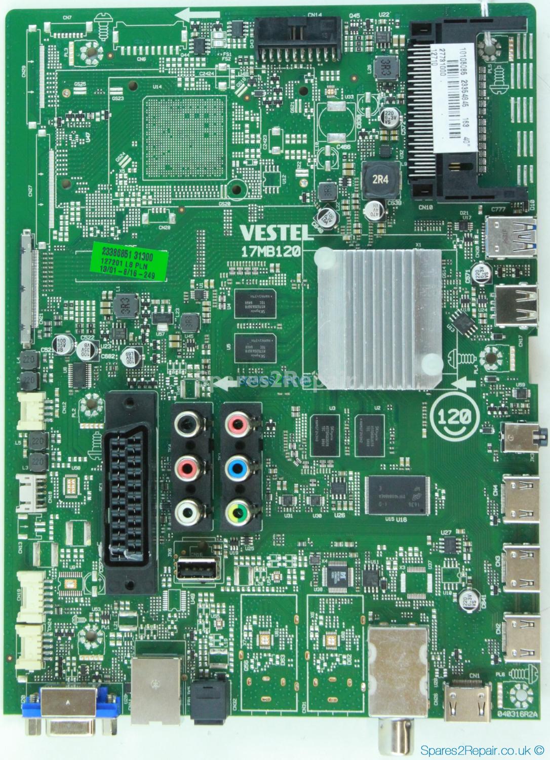 JVC LT-40C860 - Main AV - 23354845 - 17MB120 - 040316R2A