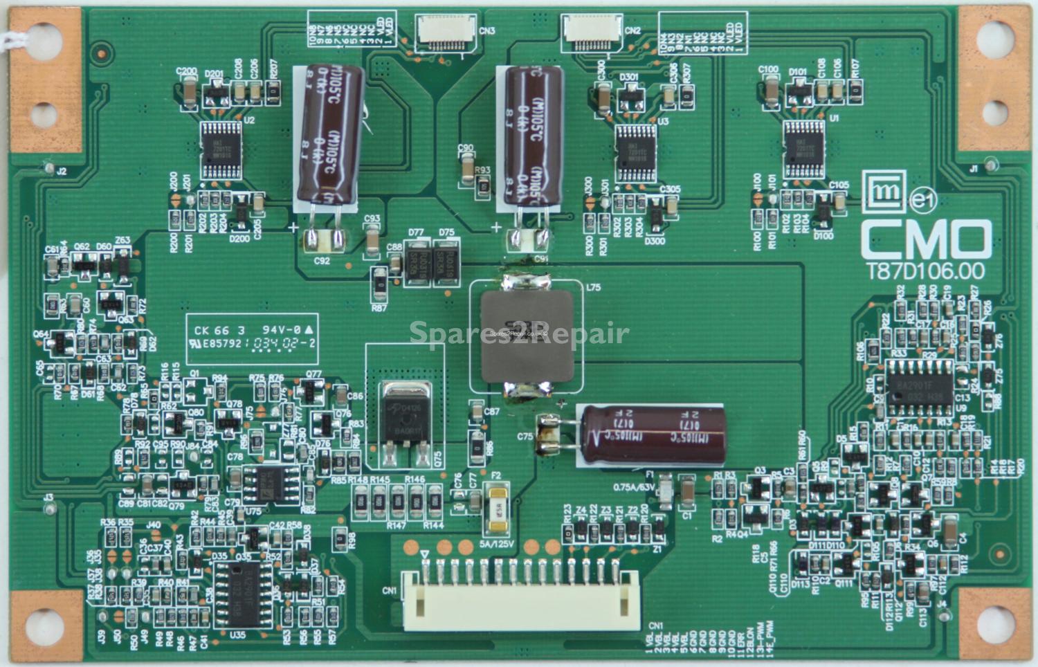 JVC LT-32HG22J - LED Driver Board - T87D106.00 - 27-D045557 - L315H3-2EA-A002B