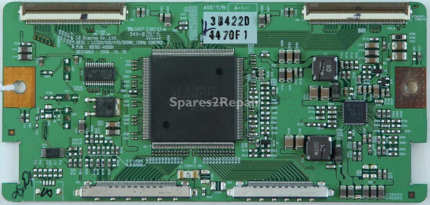 LG 47LF7700 - T-Con - 6871L-4470F - 6870C-4000H - LC320/420/470/550WU_120Hz CONTROL