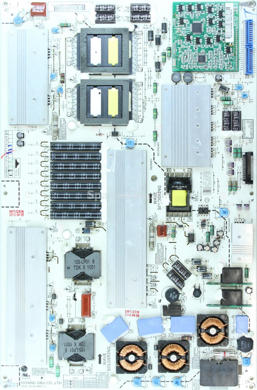 LG 47LE5900 - PSU - EAY60803401 - REV 1.1 - YP47LPBL