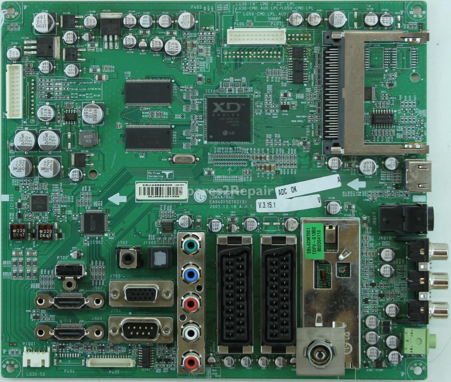 LG 32LG3000 - Main AV - EAX40150702(3) - EBU43398305