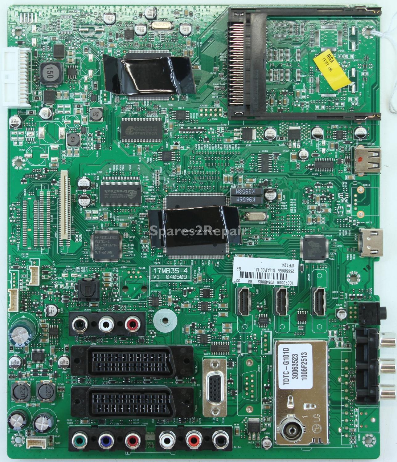 Linsar 32LCD504T - Main AV - 20540802 - 17MB35-4 V1 - 040509