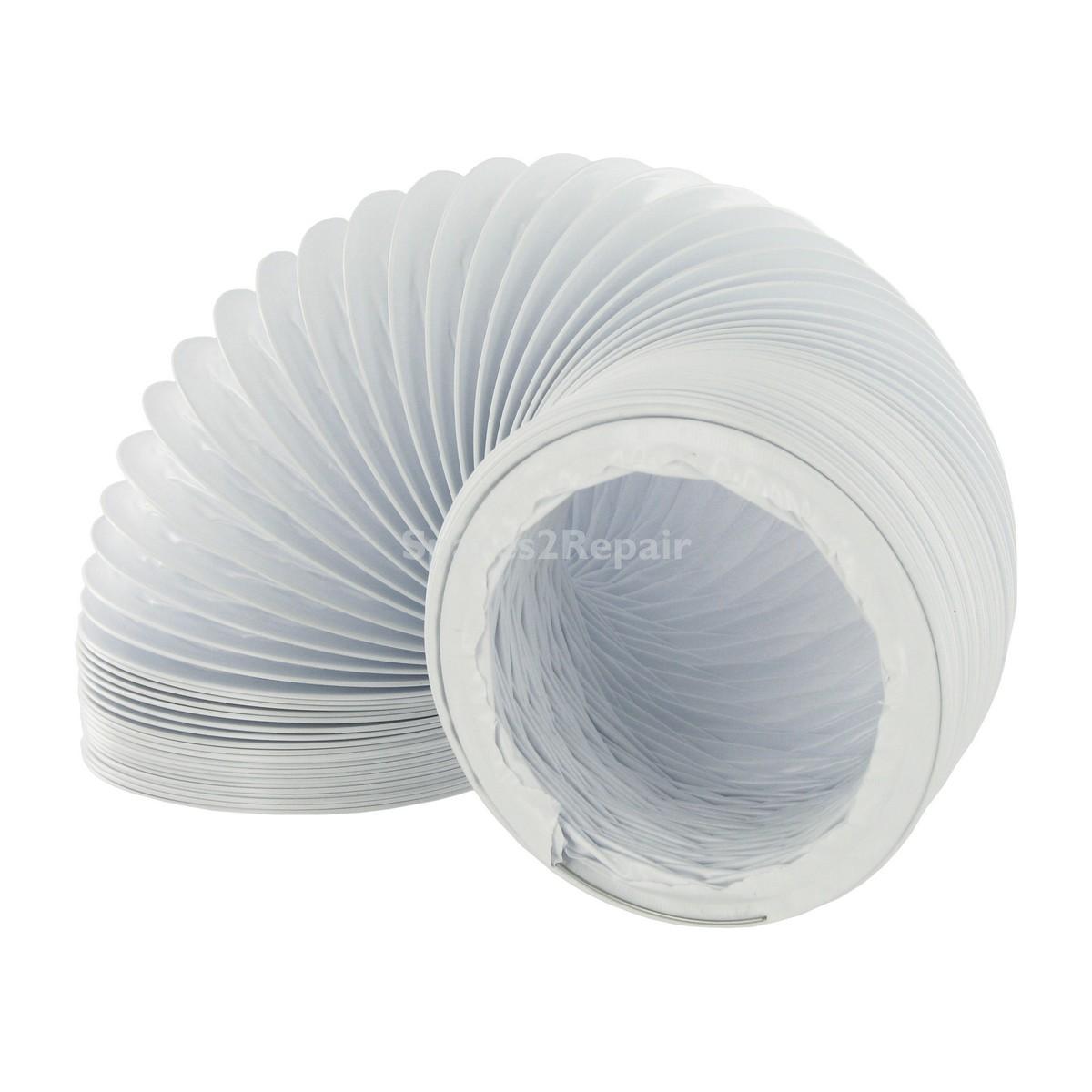 Universal Flexible PVC Plastic Vent Hose (4"/102mm x 2.5m)