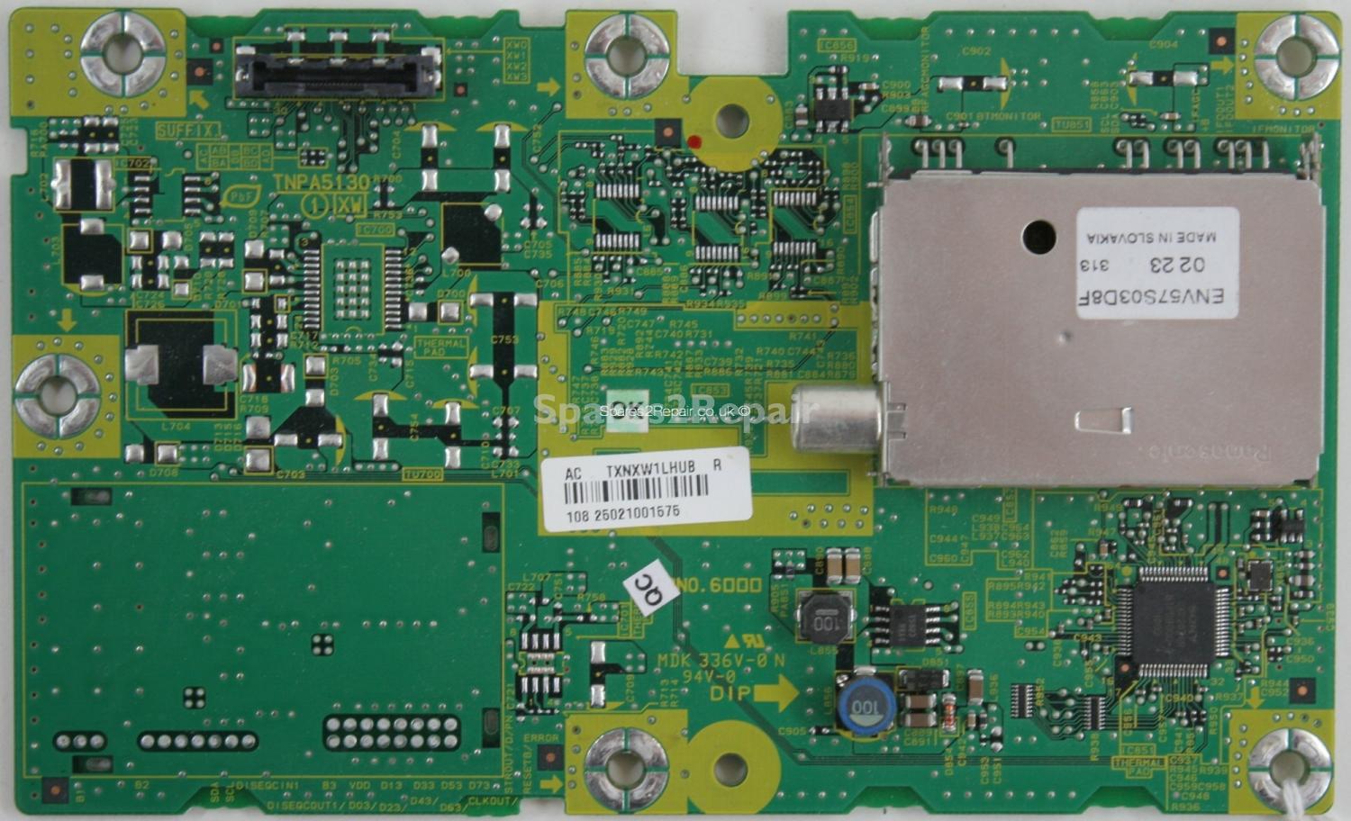 Panasonic TX-P42S20B - Tuner Board - TNPA5130 - TXNXW1LHUB - AC - XW