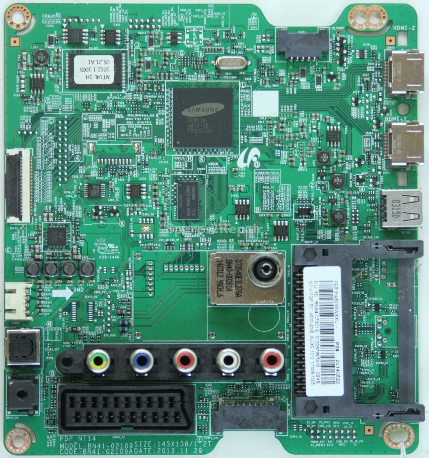 Samsung PE51H4500 - Main AV - BN94-07301S - BN41-02109A - PDP_NT14