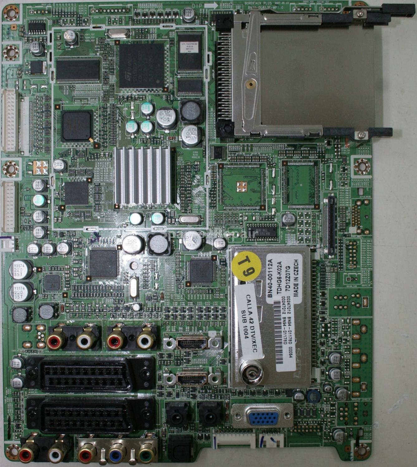 Samsung PS-42Q96HD - Main AV - BN41-00813E-MP1.0 - BORDEAUX PLUS - BN94-01776D