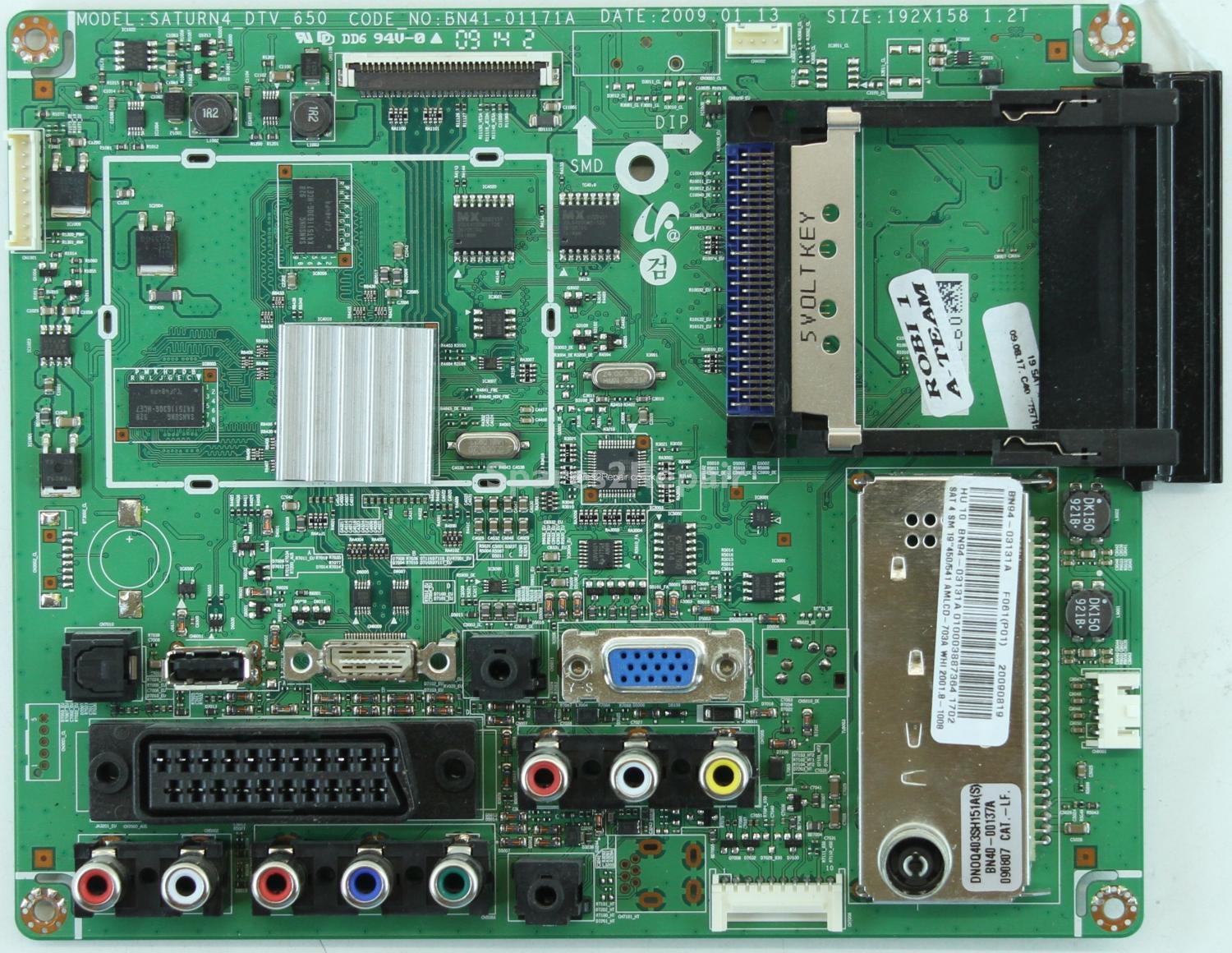 Samsung LE19B450C4W - Main AV - BN94-03131A - BN41-01171A - SATURN4_DTV_650