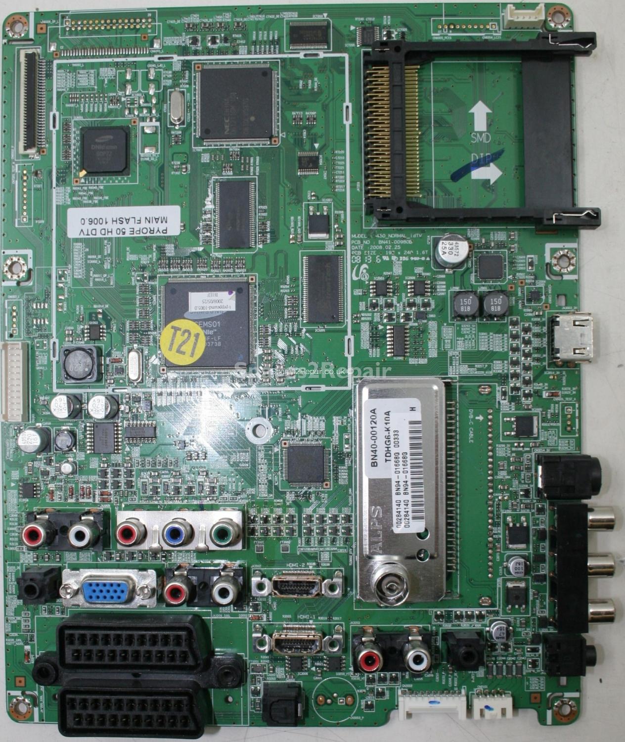 Samsung PS-50A457P1D - Main AV - BN41-00980B - 450_NORMAL_idTV - BN94-01668G