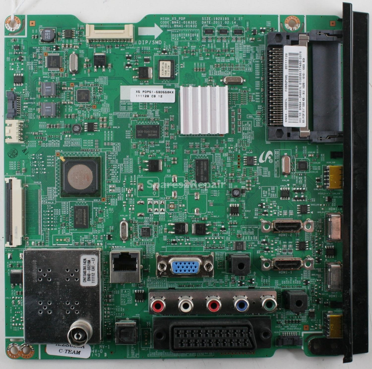 Samsung PS51D550C1D - Main AV - BN94-04891L - BN41-01632C - HIGH_X5_PDP