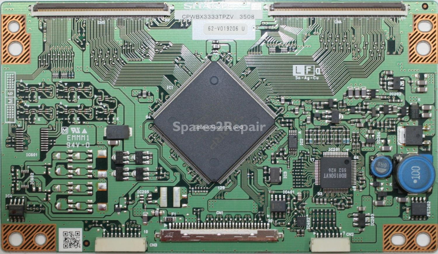 Sharp LC-32P70E - LVDS - CPWBX3333TPZV 3508