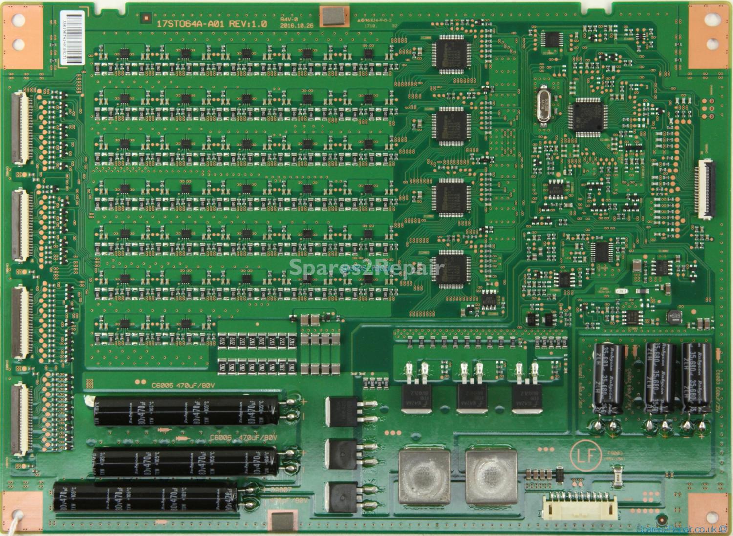 Sony KD-55XE9305 - LED Driver Board - 17ST064A-A01 - REV:1.0
