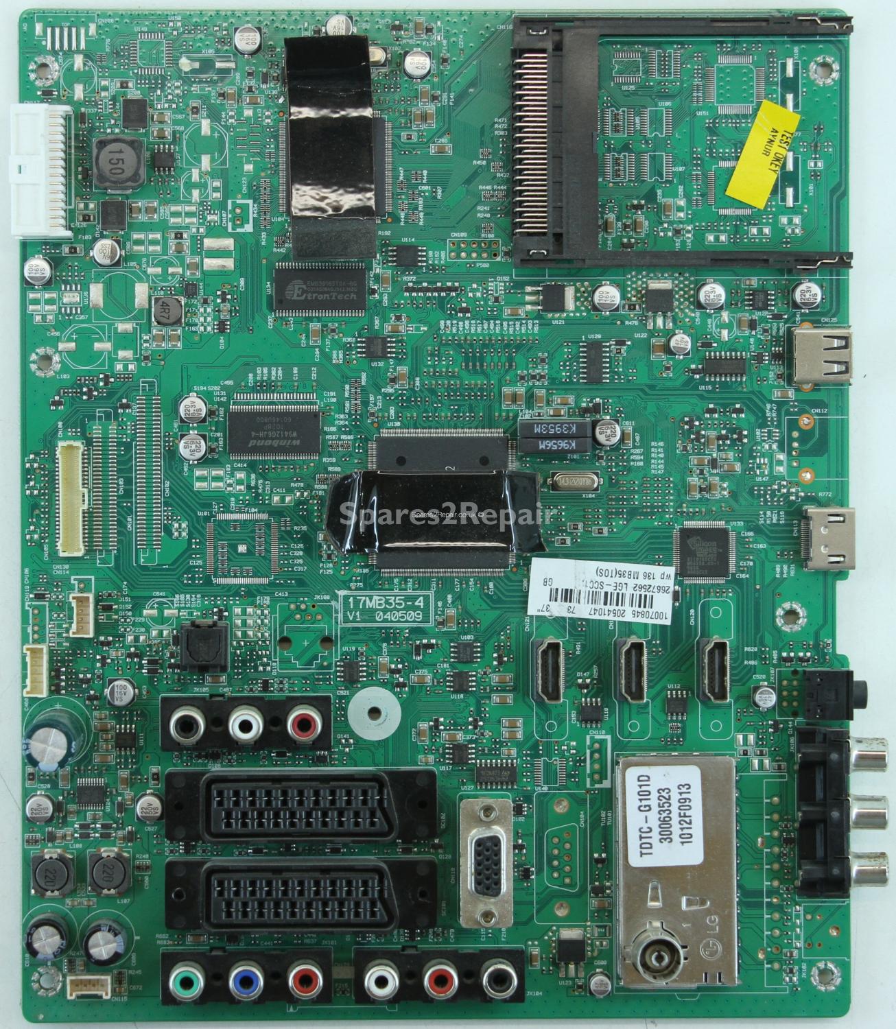 Toshiba 37BV700B - Main AV - 20541047 - 17MB35-4 V1 - 040509